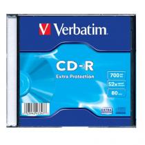 Купить Диск CD-R 700Mb 52х Verbatim Slim Color