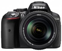 Купить Цифровая фотокамера Nikon D5300 Kit (18-55mm VR II) Black