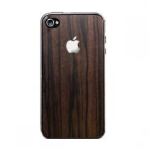 Купить Чехол Накладка на заднюю крышку iPhone 4 дерево темное