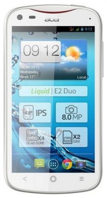 Купить Мобильный телефон Acer Liquid E2 Duo V370 White