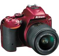 Купить Цифровой фотоаппарат Nikon D5500 Kit (18-55mm VR II) Red