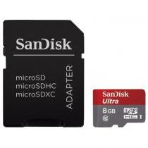Купить Карта памяти SanDisk Ultra microSDHC 8GB + SD Adapter 48MB/s Class 10 SDSDQUIN-008G-G4
