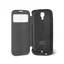 Купить Чехол-аккумулятор с флипом для Sasmung Galaxy S4 DF SBattary-07 (black) 4500 mAh