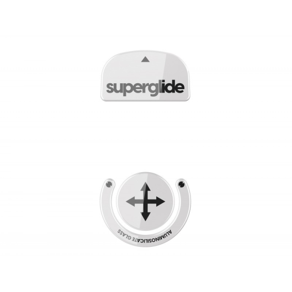 Купить Стеклянные глайды (ножки) для мыши Superglide для Logitech GPro Superlight (White)