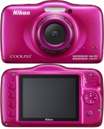 Купить Цифровая фотокамера Nikon Coolpix S32 Pink