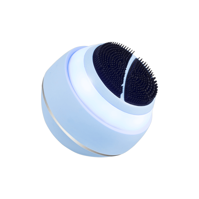 Купить Массажер для ультразвуковой чистки лица FITTOP L-Sonic II с функцией EMS, голубой