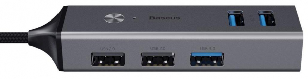 Купить Хаб Baseus Cube Type-C to USB3.0*3+USB2.0*2 HUB Adapter Dark gray