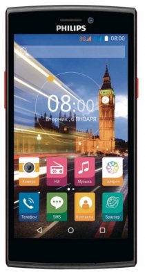 Купить Мобильный телефон Philips S337 Black/Red