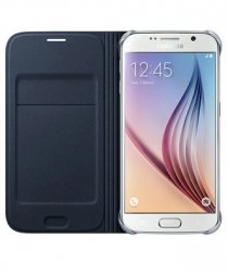 Купить Чехол Samsung EF-WG920PBEGRU Flip Wallet PU Black (для Galaxy S6)
