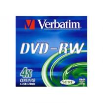 Купить Диск DVD-RW 4х Verbatim Slim Case