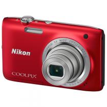 Купить Цифровая фотокамера Nikon Coolpix S2800 Red