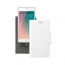 Купить Чехол-подставка Deppa для смартфонов Wallet Slide M 4.3''-5.5'', белый 84046