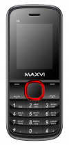 Купить Мобильный телефон MAXVI C6 Black/Red