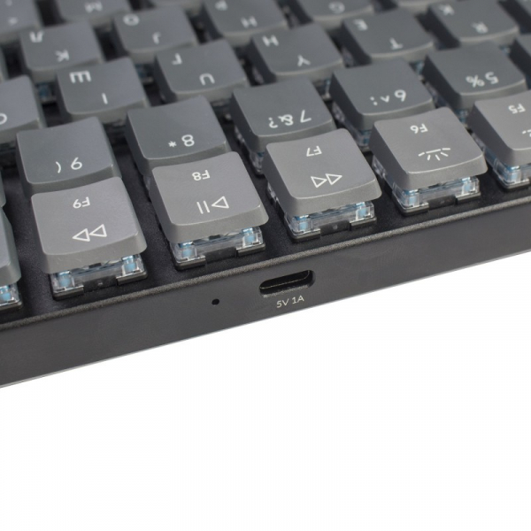 Купить Беспроводная механическая ультратонкая клавиатура Keychron K3, 84 клавиши, White LED подстветка, Blue Switch