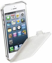 Купить Чехол Cellular Line для iPhone 5 с флипом белый 17115