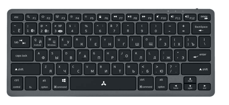 Купить Клавиатура беспроводная Accesstyle K204-ORBBA Dark Gray