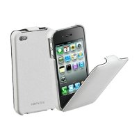 Купить Чехол Cellular Line с крышкой для iPhone 4G 13305 белый FLAPESSENIPHONE4W