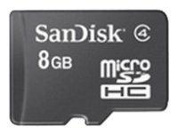 Купить Карты памяти Карта памяти MicroSDHC 8Gb Sandisk SDSDQM-008G-B35 15Mб/с