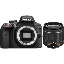 Купить Цифровая фотокамера Nikon D3300 Kit (18-55mm VR AF-P) Black