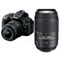 Купить Цифровая фотокамера Nikon D5200 Double Kit (18-55mm VR II + 55-300mm VR)