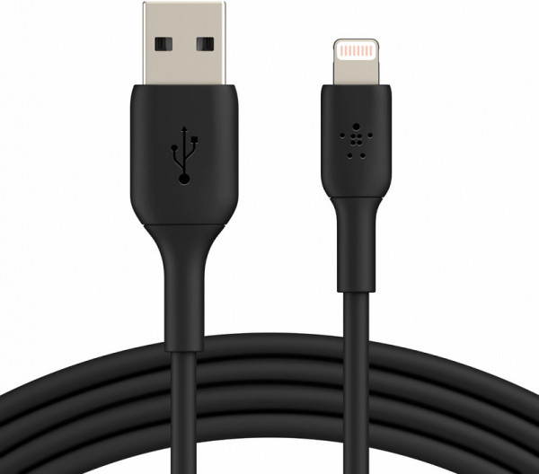 Купить Кабель для iPhone, iPad Belkin Boost Charge USB-A/Lightning 1m CAA001bt1MBK (Black) 1151381