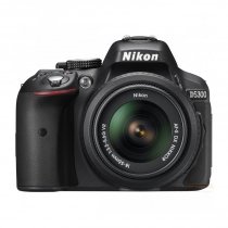 Купить Цифровая фотокамера Nikon D5300 Kit (18-55mm VR AF-P) Black