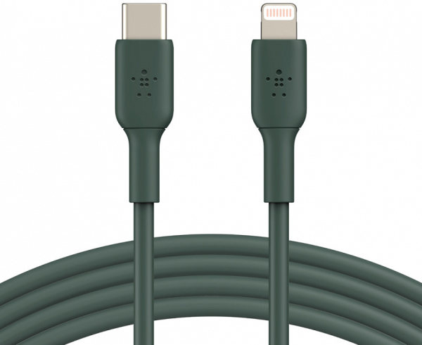 Купить Кабель для iPod, iPhone, iPad Belkin Boost Charge USB-C/Lightning 1m CAA003bt1MMG (Green) 1154073