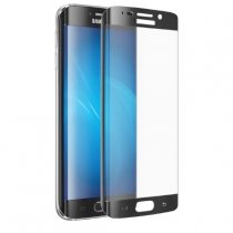 Купить Защитное стекло с цветной рамкой для Samsung Galaxy S6 Edge+ DF sColor-02 (black)