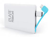 Купить Внешний аккумулятор Elari PowerCard 2500 mAh MicroUSB/Lightning-адаптер белая