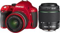 Купить Цифровая фотокамера Pentax K-50 Kit (DA L18-55 WR) Red