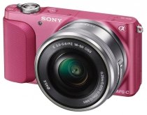 Купить Цифровая фотокамера Sony Alpha NEX-3NL Kit 16-50mm Pink