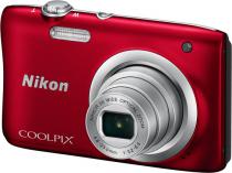 Купить Цифровая фотокамера Nikon Coolpix A100 Red