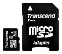 Купить Карта памяти MicroSD 4Gb Transcend+переходник SD TS4GUSDHC4 (Class 4)