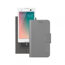 Купить Чехол-подставка Deppa для смартфонов Wallet Slide L 5.5''-6.5'', серый 84052