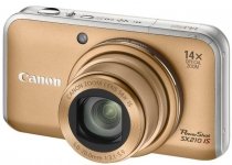 Купить Цифровая фотокамера Canon PowerShot SX210 IS Gold