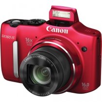 Купить Цифровая фотокамера Canon PowerShot SX160 IS Red