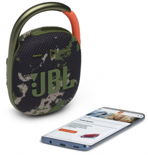 Купить Портативная акустика JBL Clip 4, 5 Вт, камуфляж