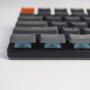 Купить Беспроводная механическая ультратонкая клавиатура Keychron K3, 84 клавиши, White LED подстветка, Blue Switch