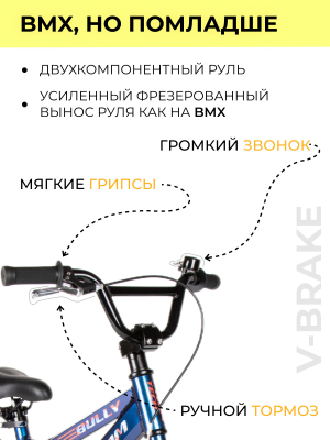 Купить Велосипед алюминиевый TechTeam Bully 16
