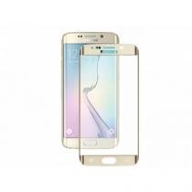 Купить Защитное стекло с цветной рамкой для Samsung Galaxy S6 Edge DF sColor-01 (gold)