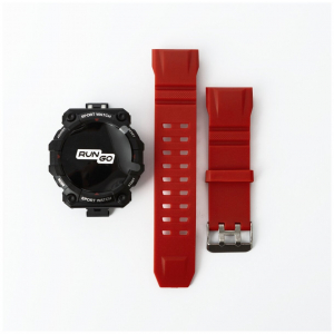 Купить Спортивные смарт-часы с функцией замера уровня кислорода в крови RUNGO W2 Red